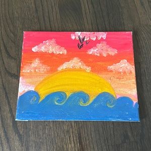 Painting of the sunset